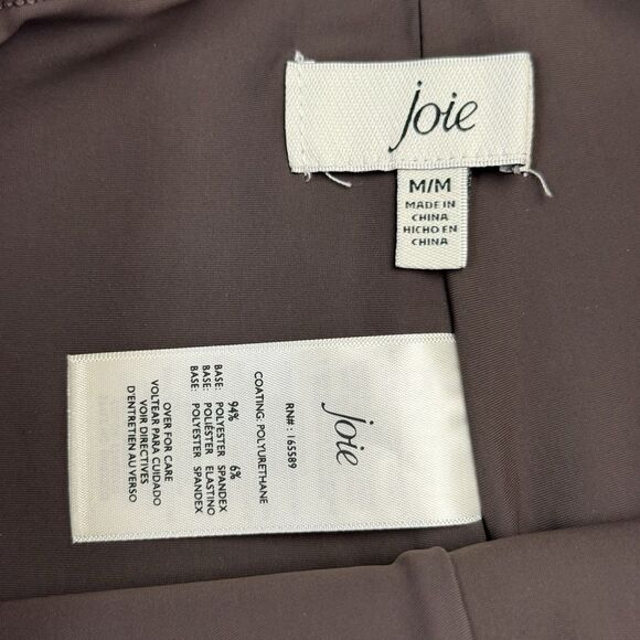 Joie Expresso Brown Faux Vegan Leather Leggings Skinny Fit Size Medium Brown - Picture 8 of 12